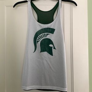Michigan State University SPARTAN size small women’s lacrosse penny reversible